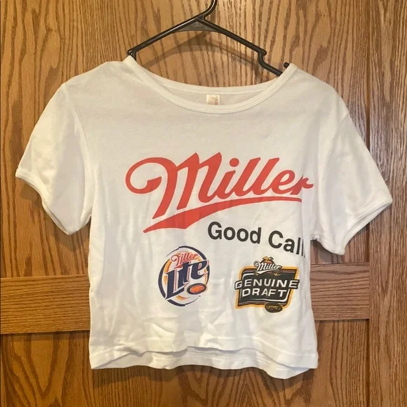 Women’s Miller Beer Crop Top EUC - Picture 1 of 4